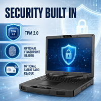 Nueva Laptop Robusta Profesional Getac S510, Intel Core Ultra, Pantalla FHD de 15.6 Pulgadas, Windows 11 Pro, 12 Núcleos, Garantía de 3 Años para la Industria Automotriz