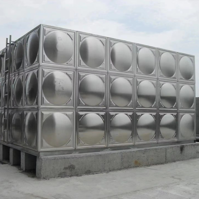 100m3 Stainless Steel Pressed Panel Sectional Bolted Type Water Tank