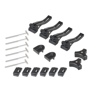 Kit de fixation pour bâche de benne, vis en T, acier noir piano, accessoires pour hayon pliant de camionnette, pour caisse de chargement - Product Image 2