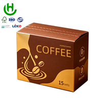 Boîte d'emballage pour café sur mesure, boîte en papier durable pour café instantané lyophilisé, prix de gros compétitif