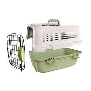 Boîte <span class=keywords><strong>de</strong></span> <span class=keywords><strong>Transport</strong></span> pour animaux <span class=keywords><strong>de</strong></span> compagnie <span class=keywords><strong>de</strong></span> grande capacité, résistant à l'usure, porte en fil d'acier robuste, étui <span class=keywords><strong>de</strong></span> <span class=keywords><strong>Transport</strong></span> aérien pour <span class=keywords><strong>chat</strong></span> et chien - Product Image 5