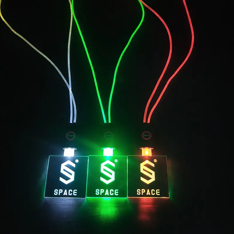 Красочный ТПУ светодиодный свет акриловый осветительный шнур для бара, ночного клуба, вечеринки