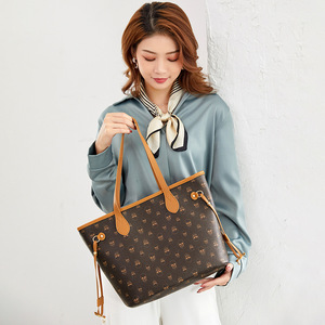 European American Retro Women's Tote Bag With Print Large Capacity Water Resistant Everyday Use Horizontal <b>Square</b> Shape - Product Image 3