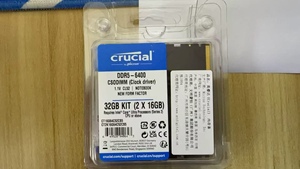 Memoria RAM para Portátil DDR5 32GB 6400MHz 16x2 CT2K16G64C52CS5 - En Stock - Product Image 2