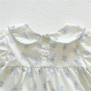 Conjunto de Ropa para Bebés Niñas, Vestido de Flores + Pantalones Cortos, Ropa de Verano para Bebés Recién Nacidas, Traje de Ropa para Bebés - Product Image 3