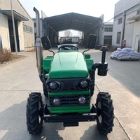Mini Tractor Agrícola de 15HP, 18HP, 20HP, 22HP, 24HP, 30HP, con Transmisión por Correa, 4X4, 4WD, Pequeño, para Agricultura, Compacto