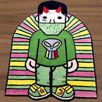 Tapis chinois découpé à la main, nouveaux accessoire colorés, en laine, pour sol, à vendre, collection