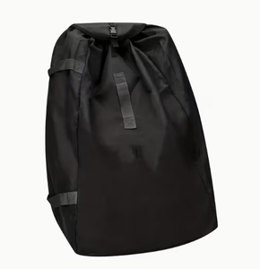 Bolsa de Viaje para Asiento de Coche de Poliéster, Funda para Asiento de Avión con Cierre de Cordón para Portabebés y Sillas Elevadoras, Negra - Product Image 2