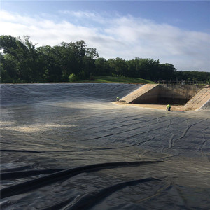 2mm <span class=keywords><strong>HDPE</strong></span> geomembrane cho chất thải bãi rác ngăn chặn bìa và mũ với vải địa kỹ thuật <span class=keywords><strong>HDPE</strong></span> polyethylene tấm Pond màng - Product Image 1