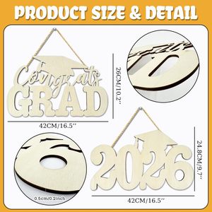 Adorno <span class=keywords><strong>de</strong></span> <span class=keywords><strong>Madera</strong></span> <span class=keywords><strong>para</strong></span> Colgar en la Pared con Diseño <span class=keywords><strong>de</strong></span> Árbol <span class=keywords><strong>de</strong></span> Graduación 2026, Letrero <span class=keywords><strong>para</strong></span> Puerta <span class=keywords><strong>de</strong></span> Fiesta <span class=keywords><strong>de</strong></span> Graduación, Regalo, Decoración <span class=keywords><strong>para</strong></span> el Hogar, Accesorio <span class=keywords><strong>para</strong></span> Fotomatón - Product Image 2