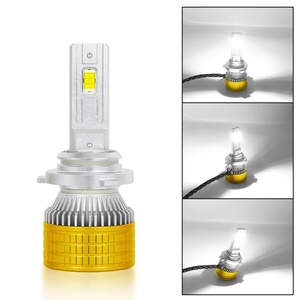 หลอดไฟหน้ารถยนต์ LED รุ่น K55 One Copper Tube พร้อมรีโมทควบคุมแสงไฟสามระดับ ไฟกระพริบ 9005 9006 9012 120W สำหรับไฟตัดหมอก LED - Product Image 2
