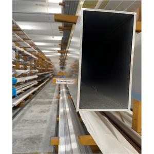 Profilé d'aluminium brut rectangulaire, dimensions 20x10x1,5 mm, 200x100x4 mm, longueur 6000 mm, en alliage 6060 T5, modèle TR 100 - Product Image 6