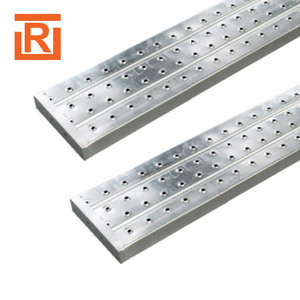 Plateforme de chantier galvanisée, passerelle en acier, planches de chantier avec crochet de type <span class=keywords><strong>Layher</strong></span> pour <span class=keywords><strong>échafaudage</strong></span> Ringlock - Product Image 2
