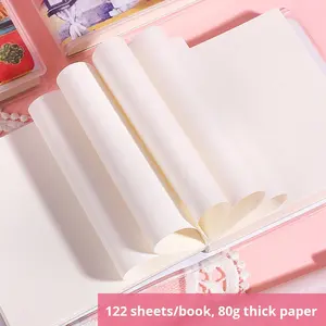 Carnet de notes miniature en PVC souple, 200 feuilles, format portable, 108k, couverture vierge, pour étudiants, récompenses, cadeaux - Product Image 4