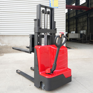 מחיר מפעל, מלגזה חשמלית 1.5 טון עם גובה הרמה של 3 מטר, משאית משטחים בעמידה לטיפול בחומרים - Product Image 4