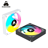 Ventilador de Caja de Alto Rendimiento AntarcChill de 120 mm, Alto Flujo de Aire, Bajo Ruido, PWM, Alta Velocidad, Logotipo Personalizado, Listo para OEM