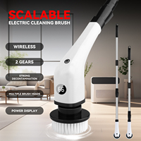 Articles ménagers Produits de nettoyage Brosses de nettoyage électriques sans fil Scrubber Electric Spin Scrubs Floor Bathroom