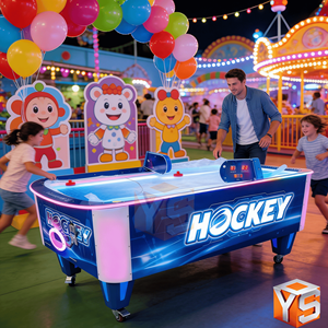 Table <span class=keywords><strong>de</strong></span> hockey sur <span class=keywords><strong>air</strong></span> personnalisée ZDYS, fabrication directe d'usine, construction métallique <span class=keywords><strong>de</strong></span> haute qualité, surface lisse pour 2 joueurs, pour adultes - Product Image 2