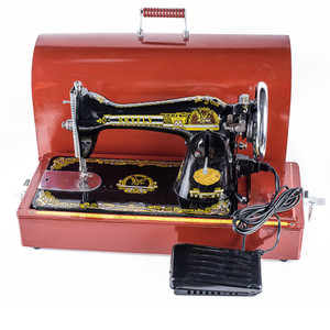 Máquina de Coser Doméstica <span class=keywords><strong>SKYFLY</strong></span> Modelo JA2-1 con Juego de Estuche de Madera y Motor - Product Image 1
