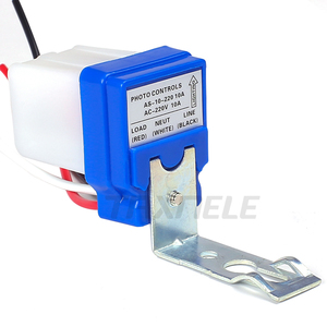 <span class=keywords><strong>Interruptor</strong></span> Automático de <span class=keywords><strong>Encendido</strong></span>/<span class=keywords><strong>Apagado</strong></span> con Fotocélula para Alumbrado Público, DC AC 12V 24V 220V 50-60Hz 10A, Sensor de Control Fotográfico - Product Image 1
