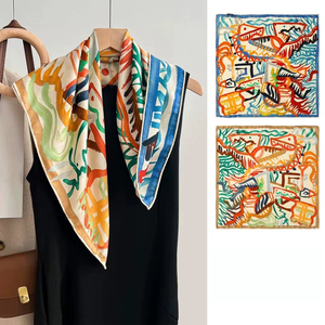 Scialle in <span class=keywords><strong>Cashmere</strong></span> con stampa a doppia faccia lucida alla moda da <span class=keywords><strong>donna</strong></span> <span class=keywords><strong>sciarpa</strong></span> in <span class=keywords><strong>seta</strong></span> in Pashmina <span class=keywords><strong>sciarpa</strong></span> in <span class=keywords><strong>seta</strong></span> - Product Image 5