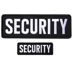 Bộ 2 Miếng Vá Chiến Thuật Cỡ Lớn Miếng Vá Thêu Móc Và Vòng 10 & 5 INCH Để Bảo Mật, Sự Kiện - Product Image 1