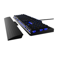 SK-52SL 104 touches filaire Gamer clavier bureau jeu noir fantaisie coloré PC ordinateur rétro-éclairé caractéristiques Cherry Kailh Gateron axe