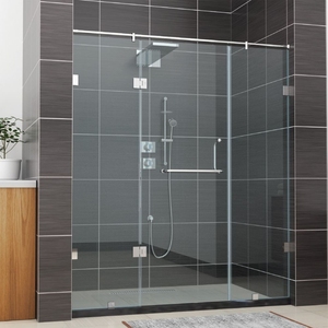 Venda quente Top Frameless Chuveiro Chuveiro Chuveiro De Vidro Temperado Chuveiro Porta Deslizante - Product Image 4
