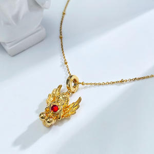 قلادة من الفضة S925 مخصصة ، تمثال ستريو متطور ، سهم كيوبيد الملاك الأوروبي ، موضة شوكر عبر الحدود الأمريكية - Product Image 4