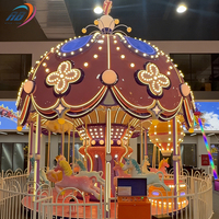 Manège de fête foraine, carrousel de luxe 16 places, manège pour enfants, chevaux de carrousel à vendre
