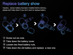 Nuevo Sistema de Monitoreo de Presión de Neumáticos TPMS para Bicicleta de Montaña ATV de Cuatro Ruedas con Alarma de Temperatura - Product Image 5