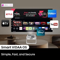 Proyector de Alcance Corto Digital con Control por Voz, Full HD 1080P 4K, Láser, Vidaa Live TV, para Películas, Teléfono, Juegos Inalámbricos, Wifi 5G