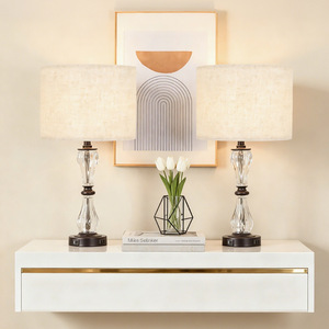 Abat-jour cylindrique en tissu, style rustique, installation facile, accessoire de lampe - Product Image 3