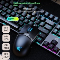 Clavier de jeu filaire mécanique véritable Power E Family GK100, ensemble de souris de jeu pour ordinateur portable et ordinateur de bureau