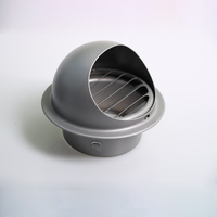 Capot de cheminée en acier inoxydable 304 avec capot de pluie pour conduit d'aération extérieur, antirouille