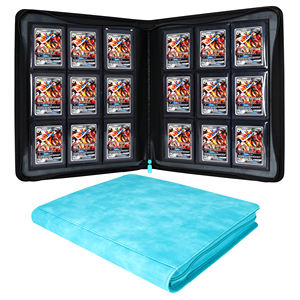 12-Set Unique PU Leather Trading Toploader Binder <span class=keywords><strong>Album</strong></span> 9-Pockets Book Impresión personalizada Colorido 9-Pockets Book Premium Top - Product Image 5