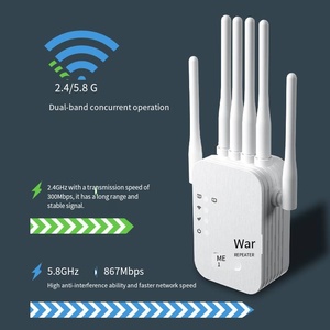 Ripetitore <span class=keywords><strong>WiFi</strong></span> Indoor/Outdoor 300Mbps/1200Mbps 5GHz 2.4GHz Polarizzazione Verticale Amplificatore di Rete IP 4G 3G con Porta Ethernet per Casa - Product Image 2