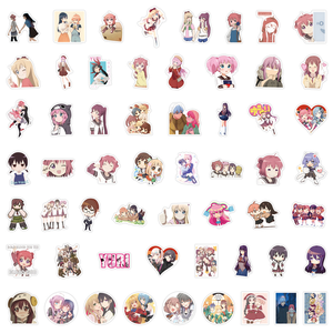 Paquete de 55 Pegatinas de Vinilo Removibles a Prueba de Agua con Diseño de Anime <span class=keywords><strong>Yuri</strong></span> para Decoración de Computadoras Portátiles, Maletas y Botellas de Agua - Product Image 5