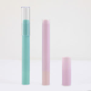 Tubes de bâton de surligneur à double tête avec logo personnalisé stylo bâton de fard à paupières de maquillage portable avec éponge - Product Image 1