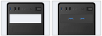 Panel Frontal para Caja de Ordenador, Diseño de Placa de Circuito USB 3.0, Adaptador USB C, Placa de Extensión, Interruptor de Encendido LED, Cable para Placa Base