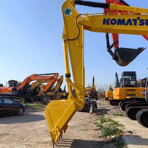 Excavadora Komatsu PC220 usada a precio económico, 22 toneladas, origen Japón, excavadora de cadenas para proyectos de construcción de terraplenes, en stock con certificación CE - Product Image 3