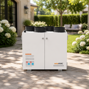 Unité de ventilation à récupération de chaleur murale verticale MIA 350m3/h <span class=keywords><strong>VMC</strong></span> à double flux avec contrôle à distance par application - Product Image 1
