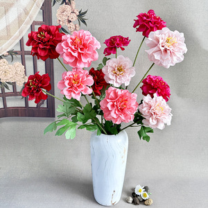 Fleurs artificielles Queyiyi, géraniums en soie 595461435, décoration intérieure, accessoires de mariage - Product Image 3