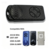 Télécommande de porte de garage à code roulant 4 boutons 250K SLIMRP 250T 4RP 250K SLIMR, ouvre-porte de garage 433,92 MHz