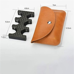 Boshiho Customized PU Leather Vintage Open Durable Travel <b>Coin</b> <b>Case</b> Pouch Portable Unisex Purse Storage Compartment Holder - Product Image 6