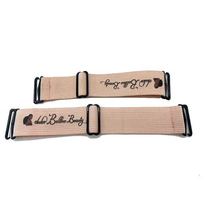 Tùy chỉnh <span class=keywords><strong>32mm</strong></span> điều chỉnh tóc giả dây đeo ban nhạc đàn hồi với đầy màu sắc vải polyester/Nylon Vật liệu in cho tạo kiểu tóc - Product Image 1