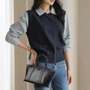 Sac à main pour femme China Gros Fabricant Personnalisé Pratique Quotidien Sac Épaule Cuir Véritable Porte-Documents - Product Image 5