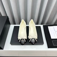 Chaussures de Luxe Haut de Gamme 2026 pour Femme – Confortables, Légères, à Bout Rond, Plates, Habillées, en Cuir avec Nœud Décoratif