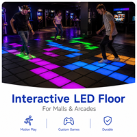 Sistema de Movimiento Interactivo LED Multijugador para Pisos de Juego, Ideal para Centros de Entretenimiento, Arcades y Centros Comerciales