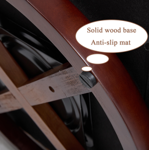 Swivel Accent Chair Modern Barrel Armchair with Wood Base Soft Leisure Chair for Apartment Bedroom Reading Waiting Living Room - Product Image 6